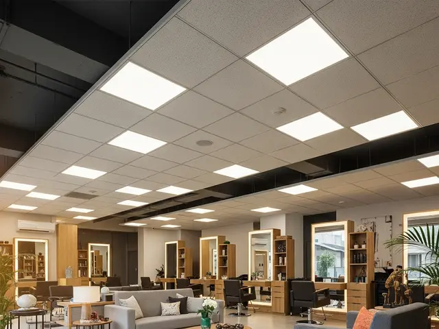 Grid Ceiling in a Startup Office in Koramangala, Bangalore