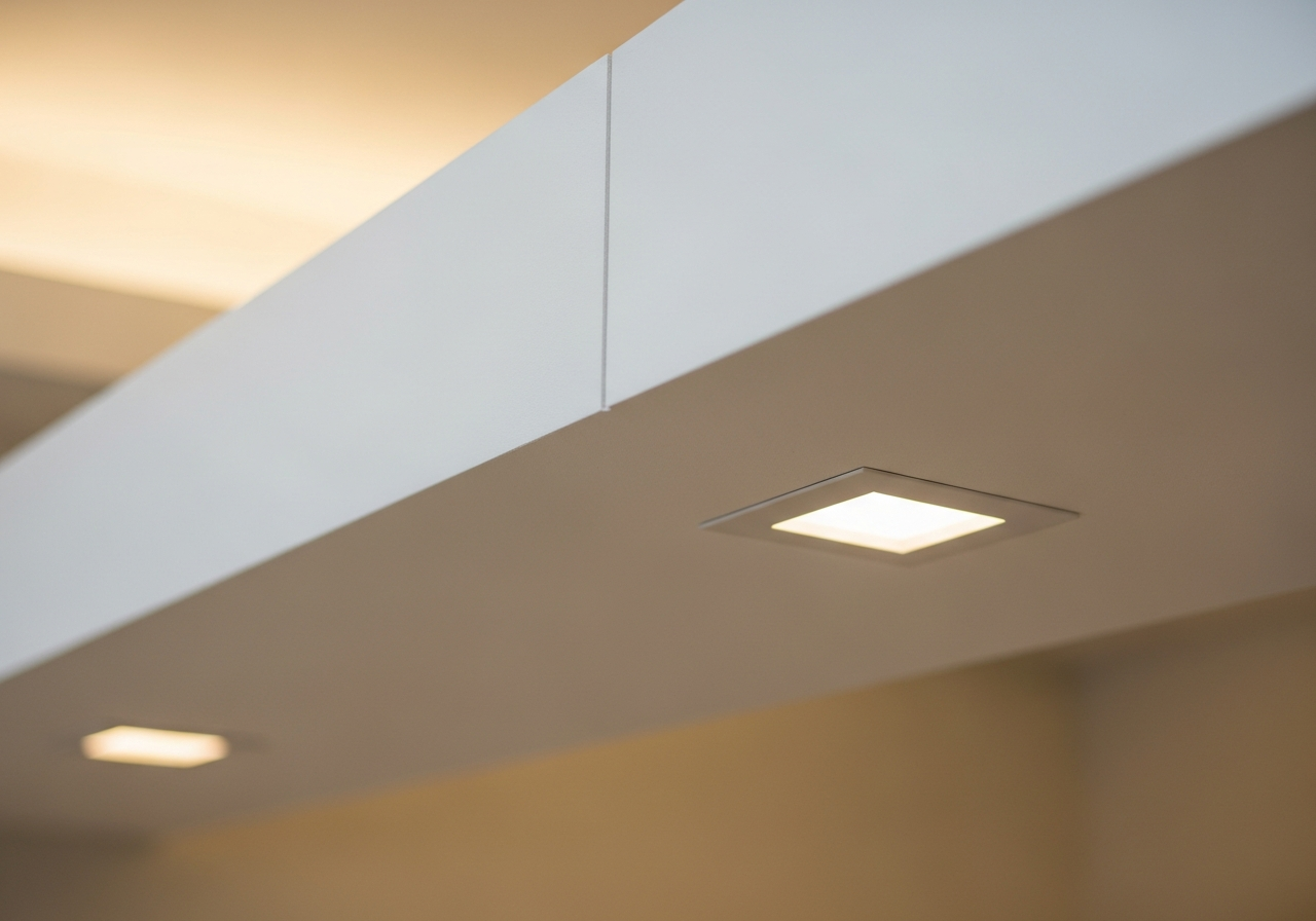 POP false ceiling in a Bangalore dental clinic