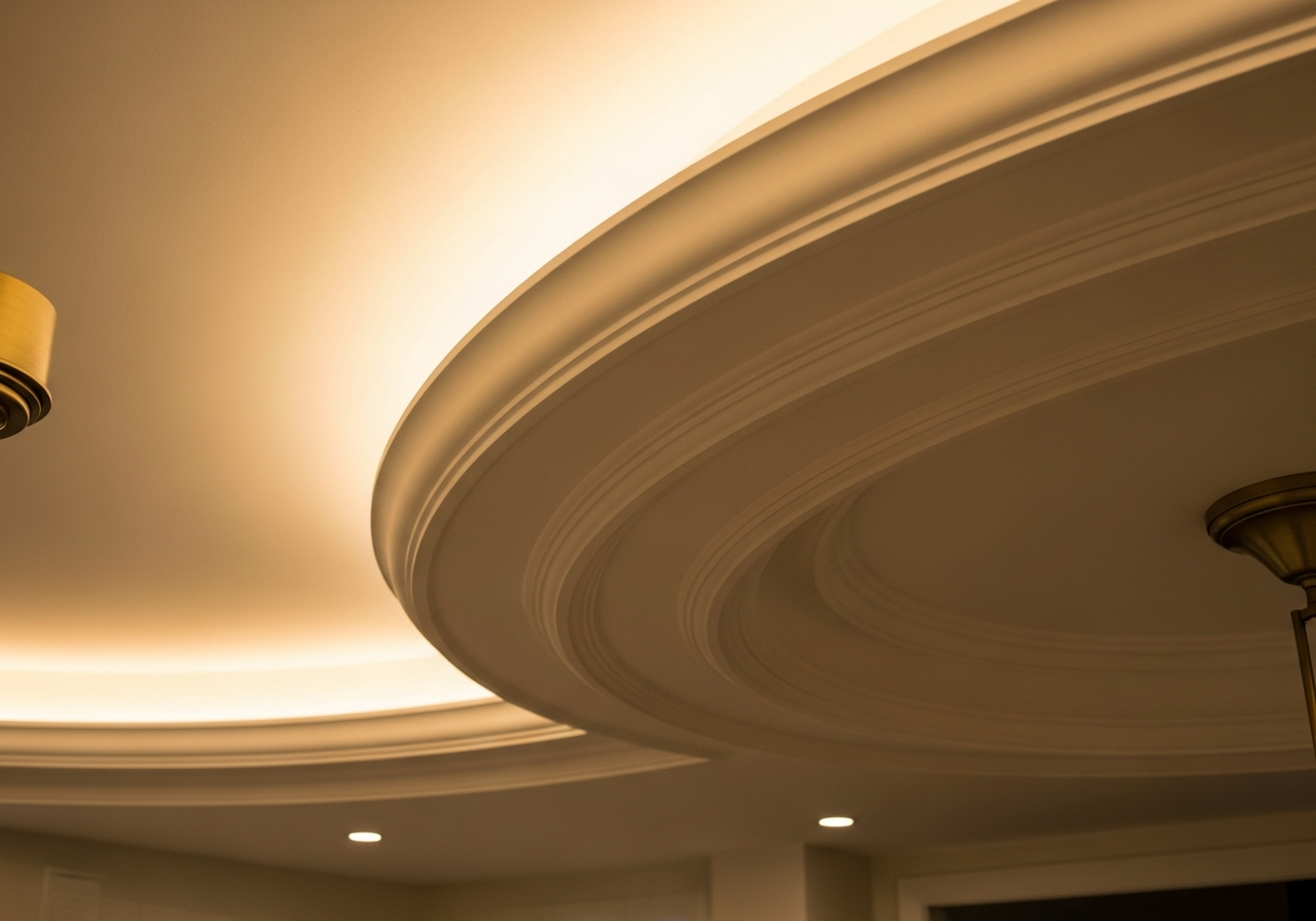 POP false ceiling in a Bangalore duplex villa