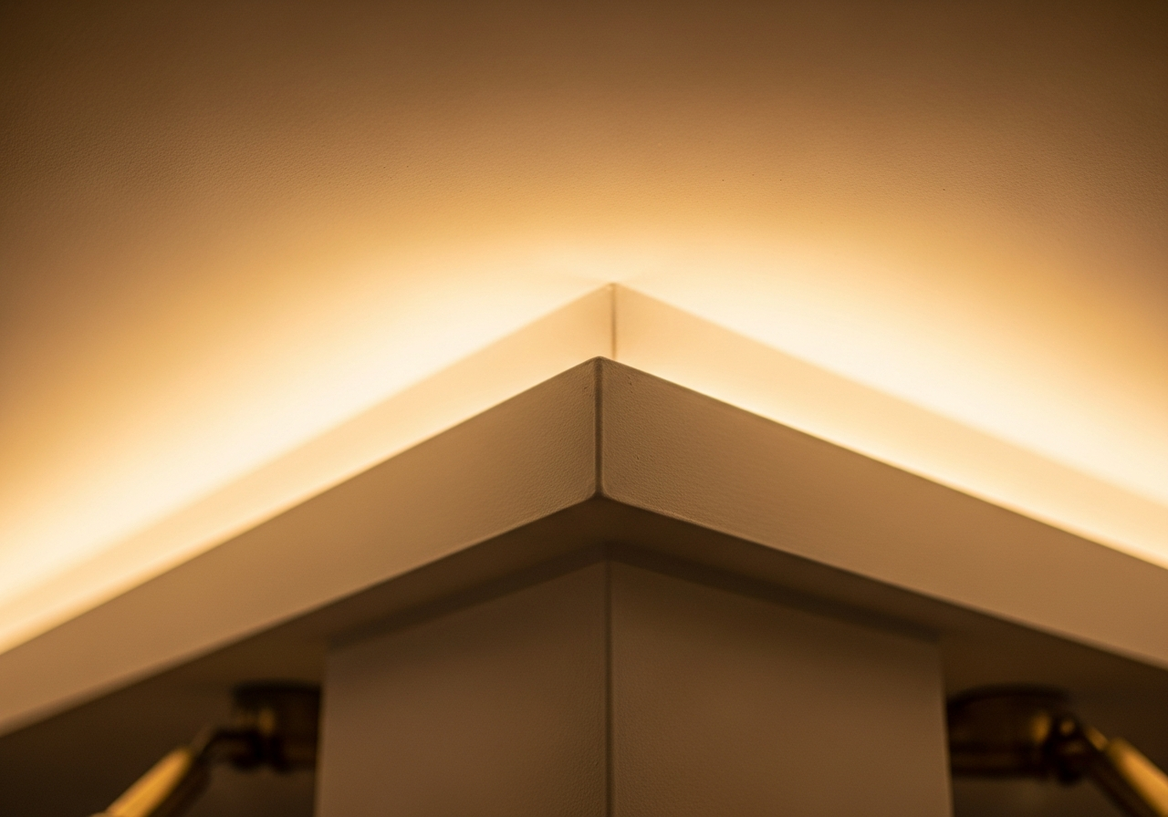 POP false ceiling in a renovated Bangalore apartment